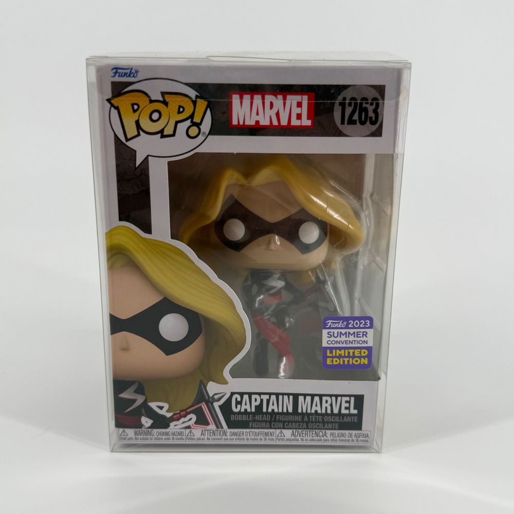 Funko Pop‎ Marvel Captain Marvel 1263 2023 Summer Convention Limited Edition